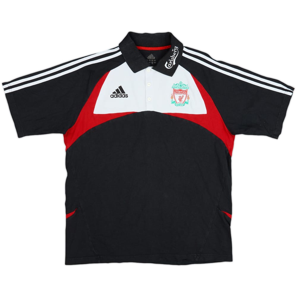2007-08 Liverpool adidas Polo Shirt - 7/10 - (M/L)