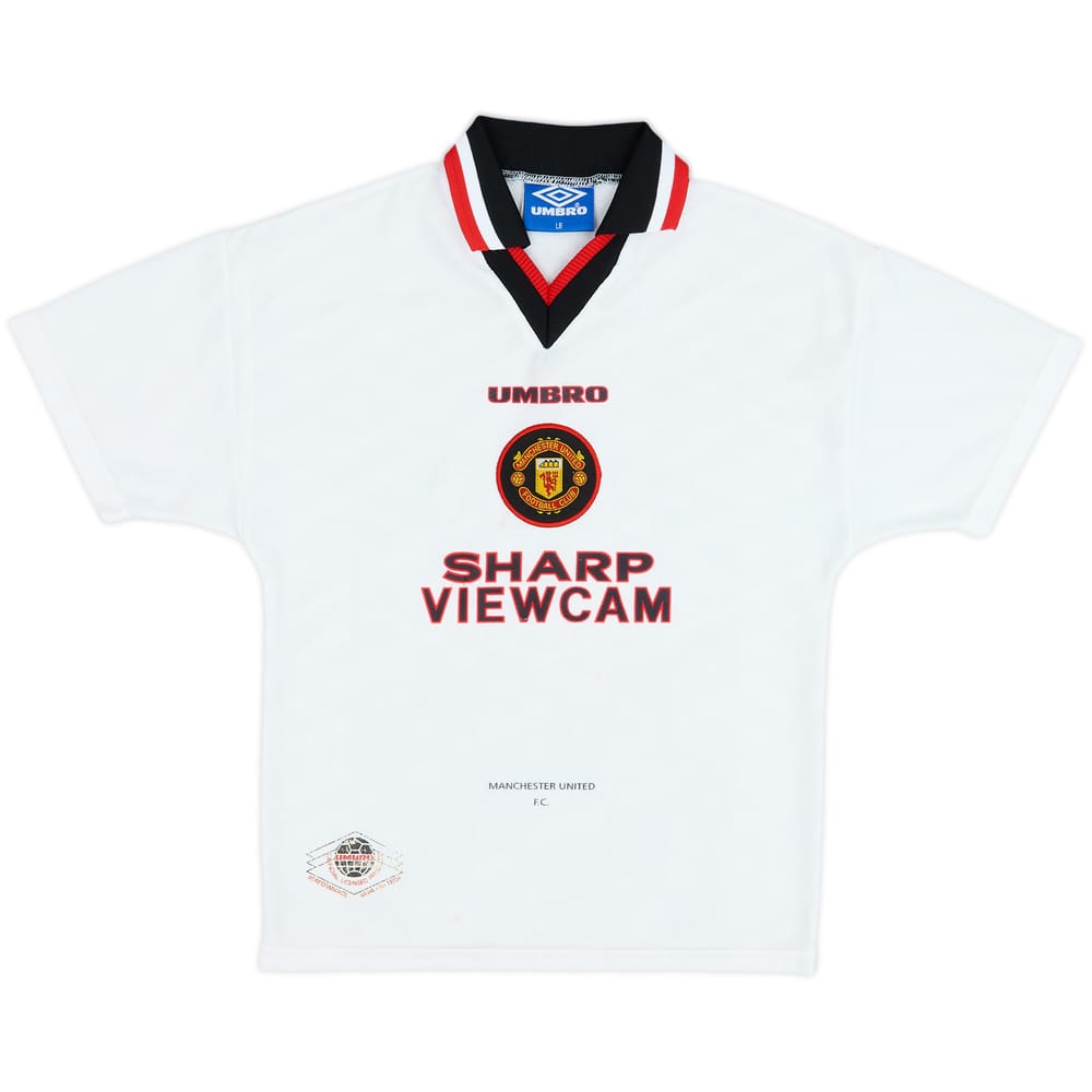 1996-97 Manchester United Away Shirt - 8/10 - (L.Boys)