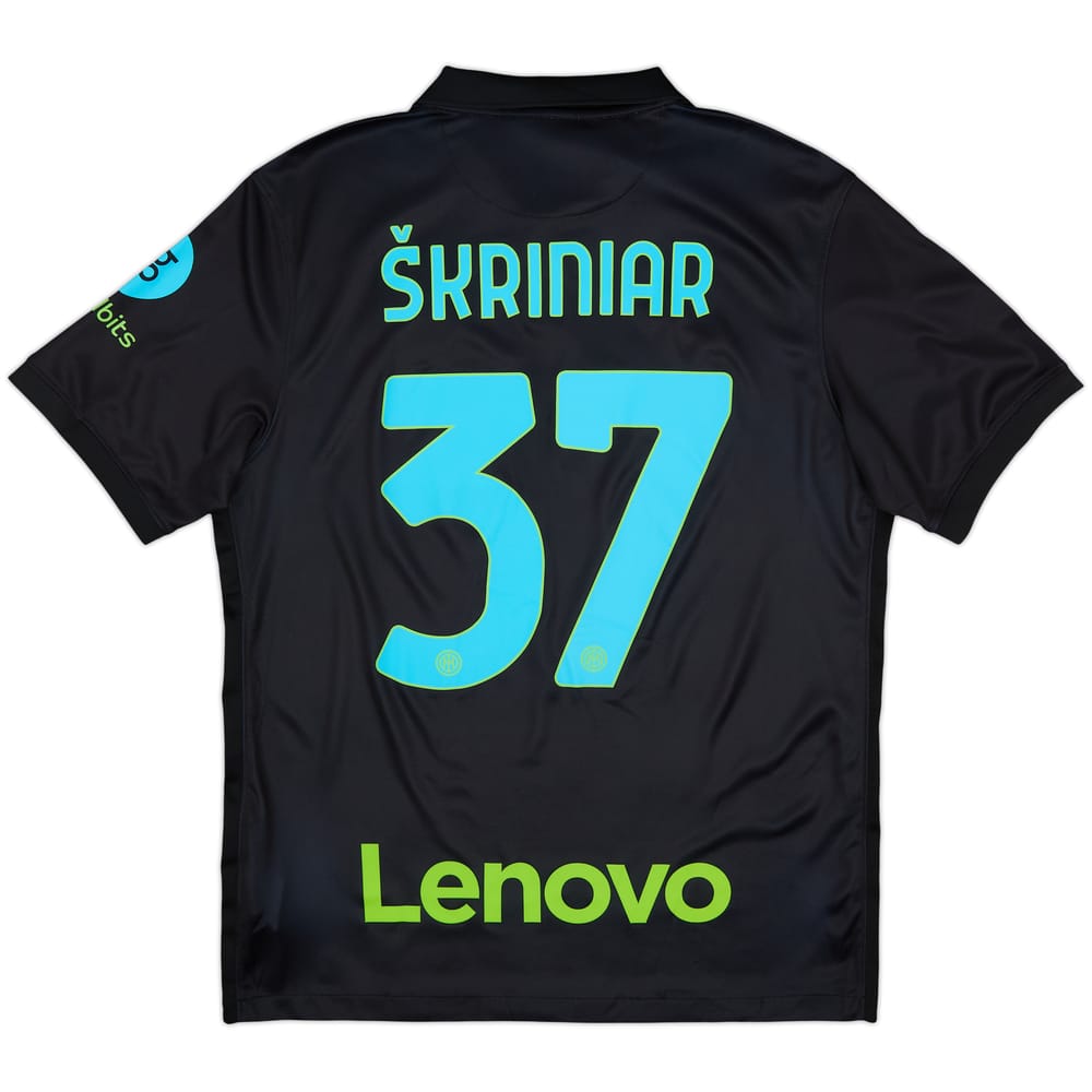 2021-22 Inter Milan Third Shirt Skriniar #37 - 8/10 - (L)