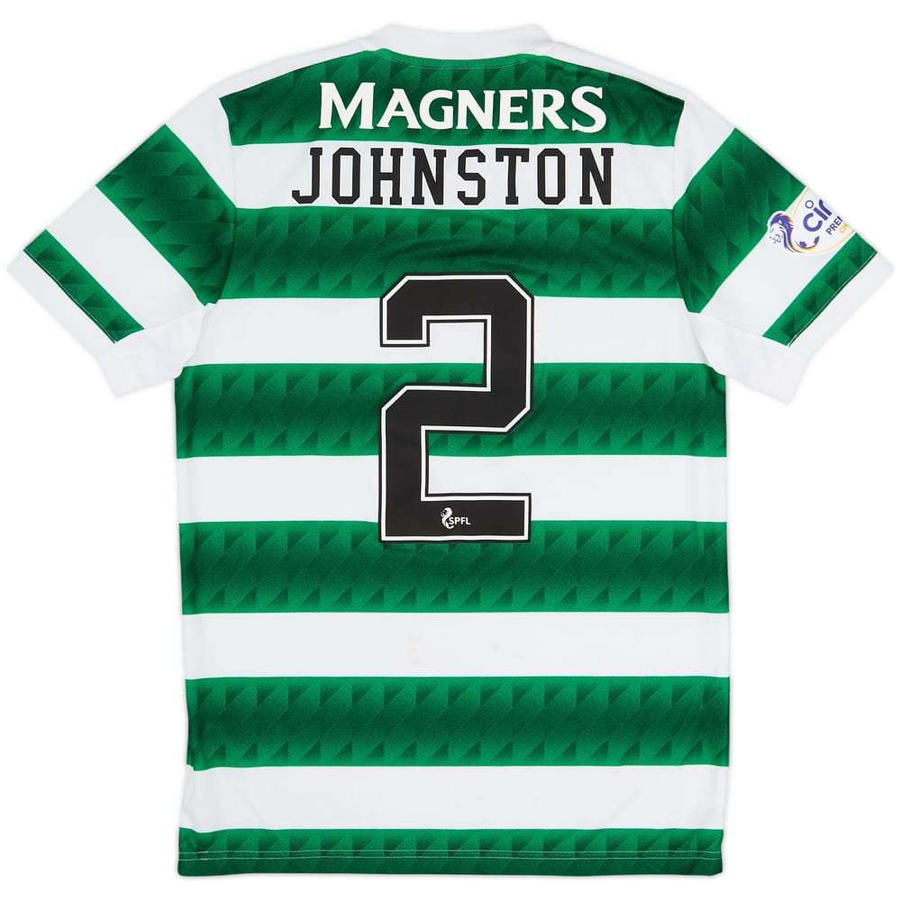 2022-23 Celtic Home Shirt Johnston #2 - 8/10 - (S)