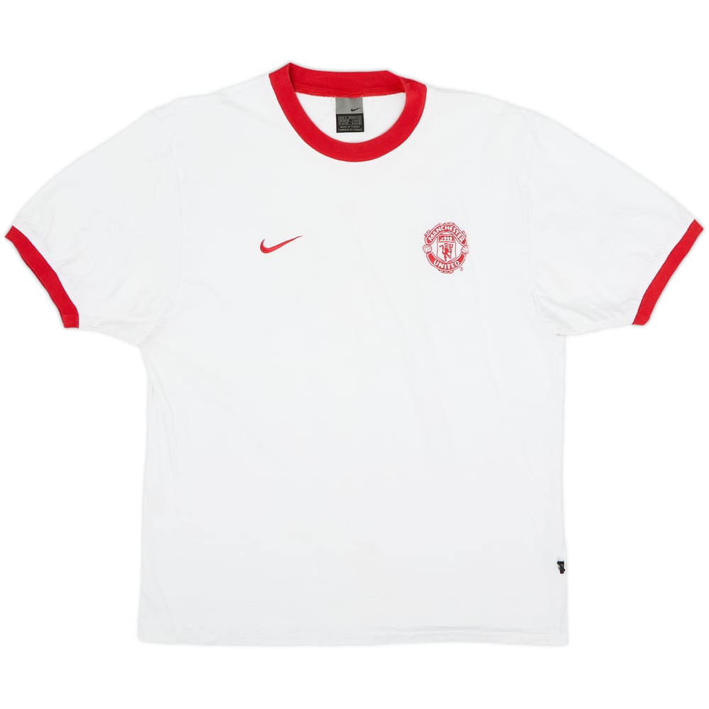 2003-04 Manchester United Nike Cotton Tee - 7/10 - (S)