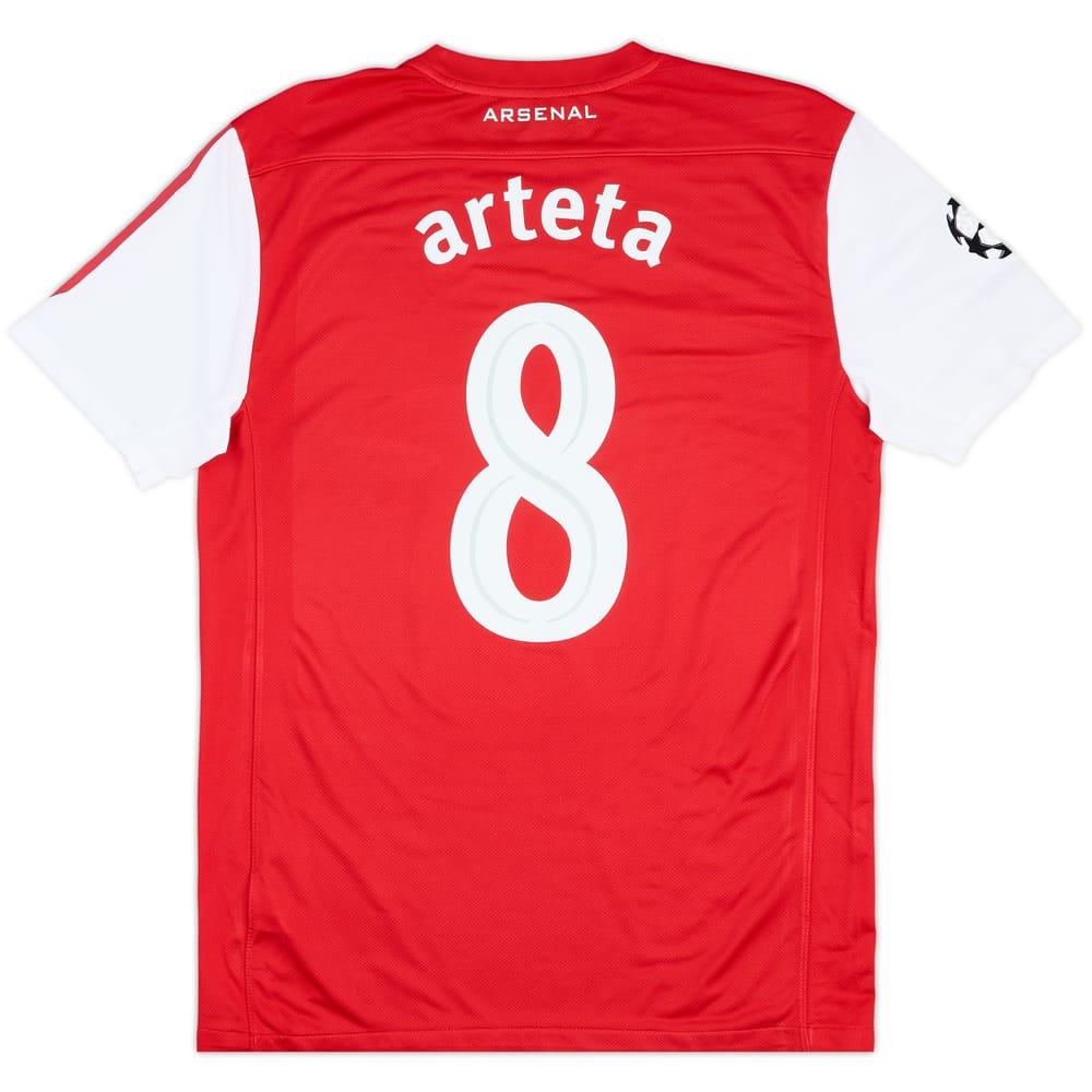 2011-12 Arsenal Home Shirt Arteta #8 - 9/10 - (M)