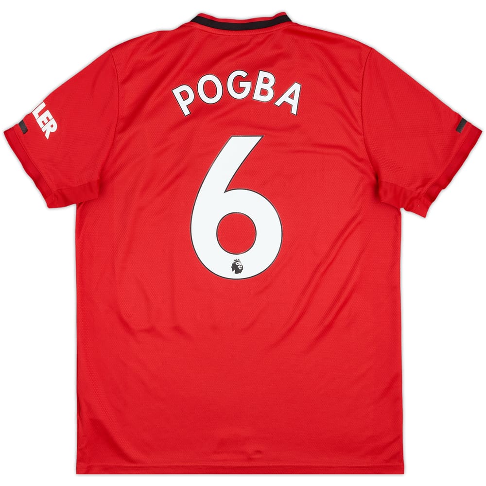 2019-20 Manchester United Home Shirt Pogba #6 - 6/10 - (L)