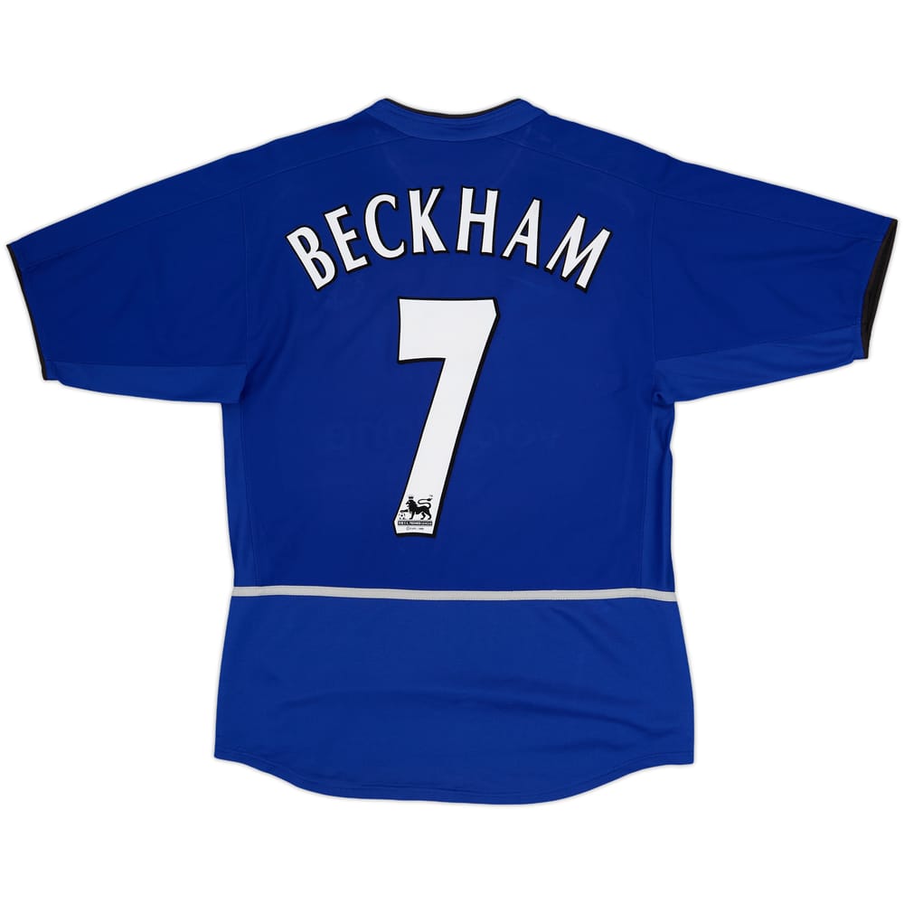 2002-03 Manchester United Third Shirt Beckham #7 - 5/10 - (M)