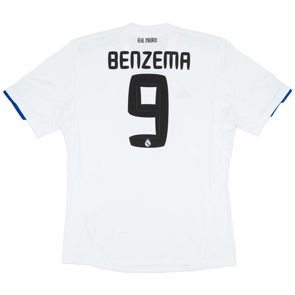 2010-11 Real Madrid Home Shirt Benzema #9 (XL)