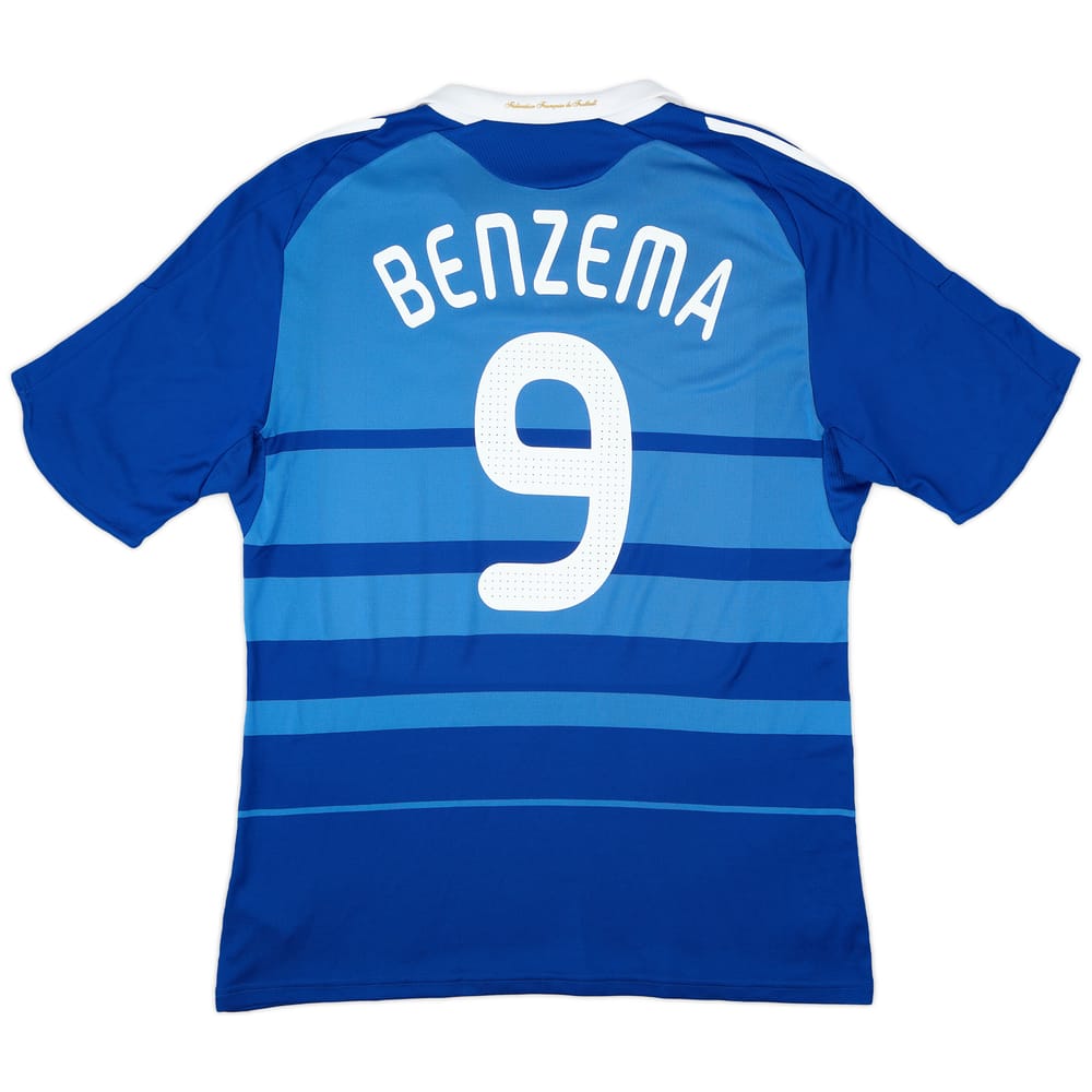 2008-09 France Home Shirt Benzema #9 - 8/10 - (XL)