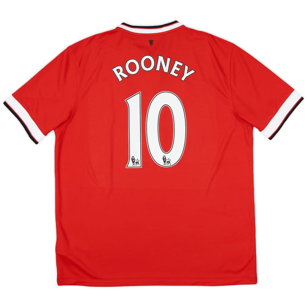 2014-15 Manchester United Home Shirt Rooney #10 - 6/10 - (XL)
