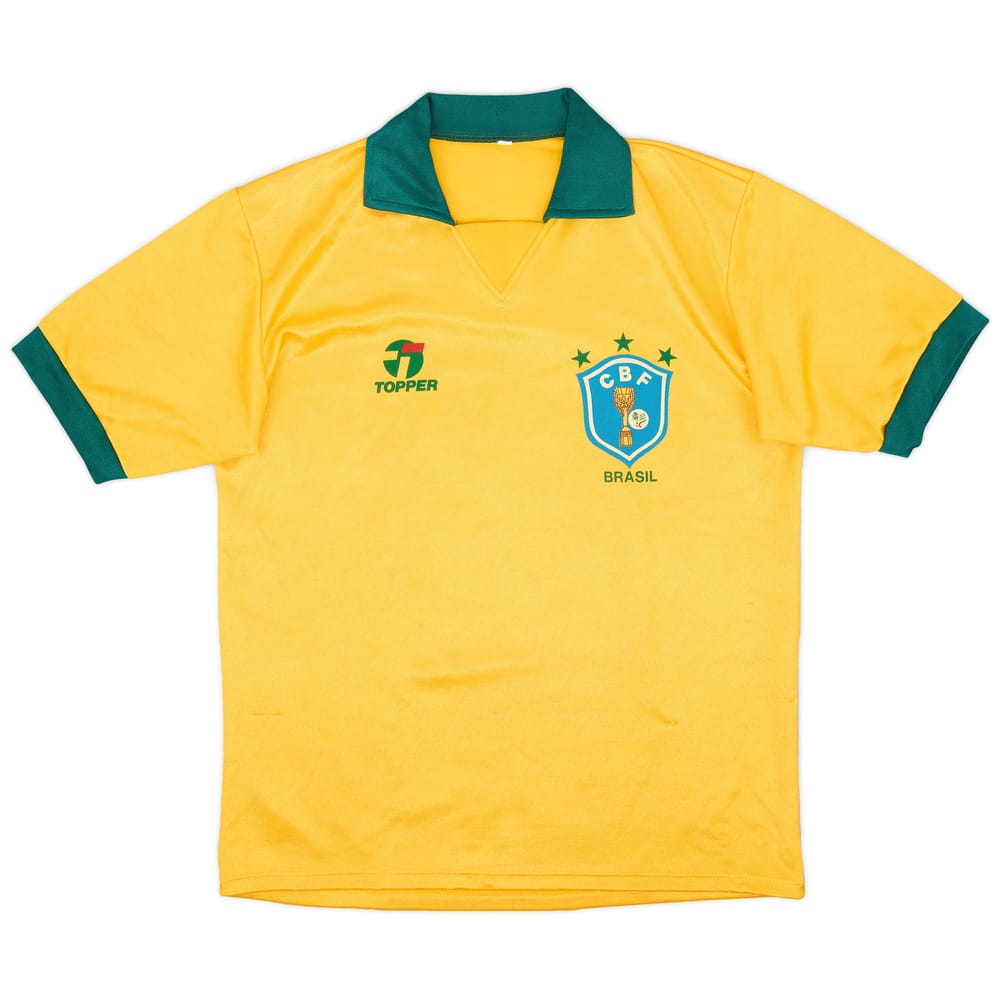1990 Brazil Home Shirt - 8/10 - (M)