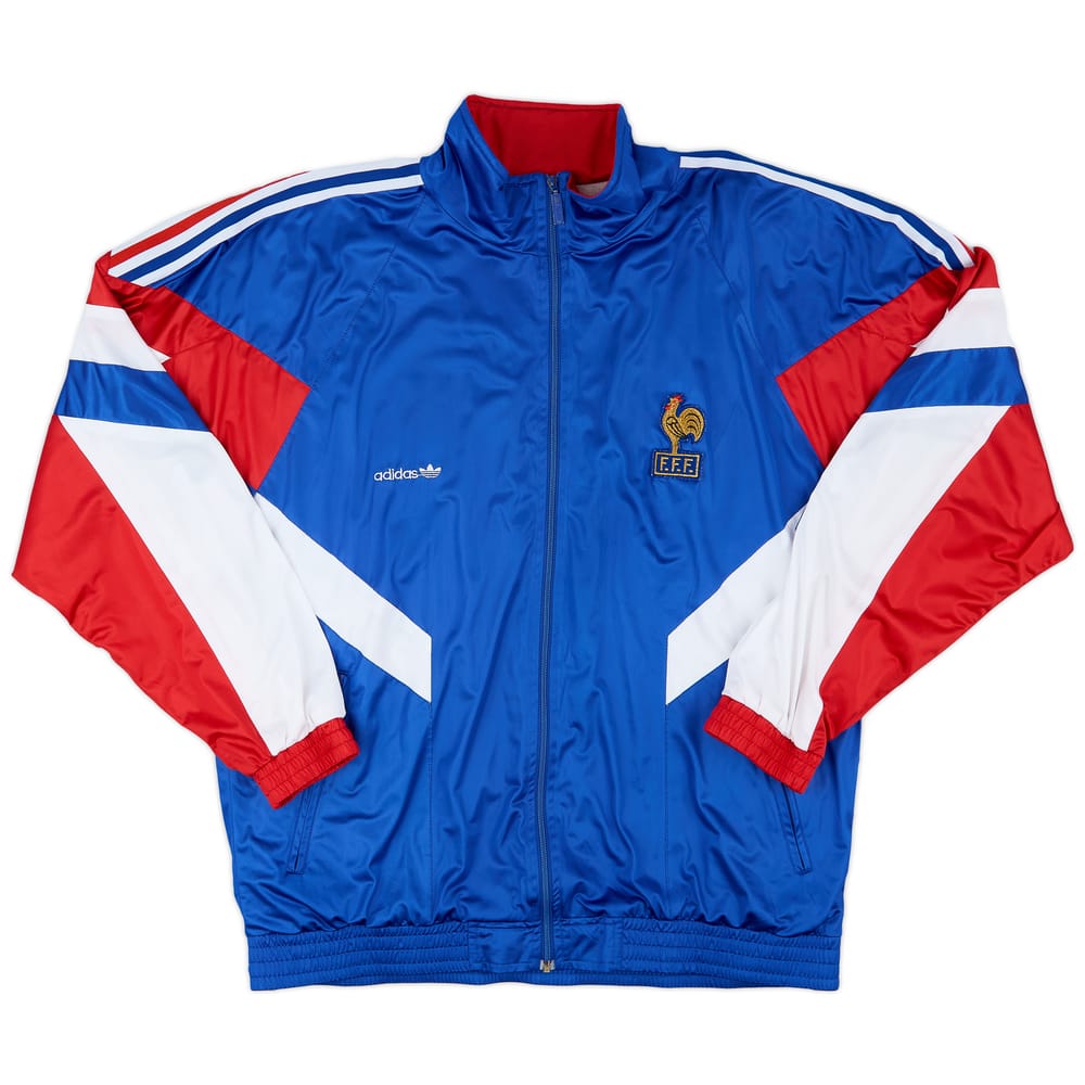1990-92 France adidas Track Jacket - 8/10 - (L)