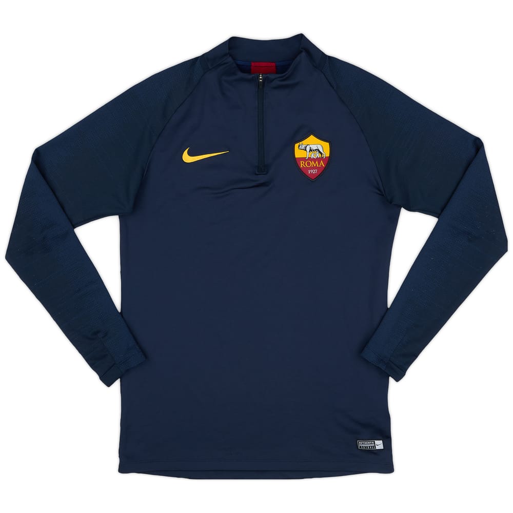 2019-20 Roma Nike 1/4 Zip Training Top - 9/10 - (S)