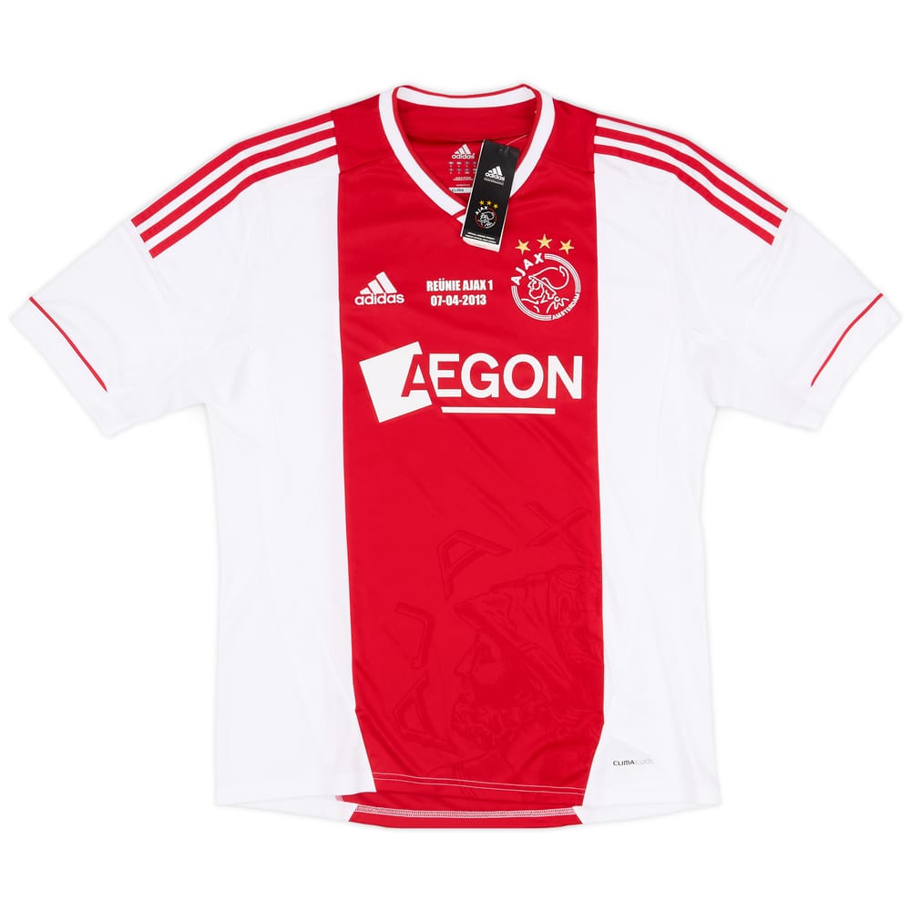 2013 Ajax Player Issue 'Reunie' Home Shirt Ooijer