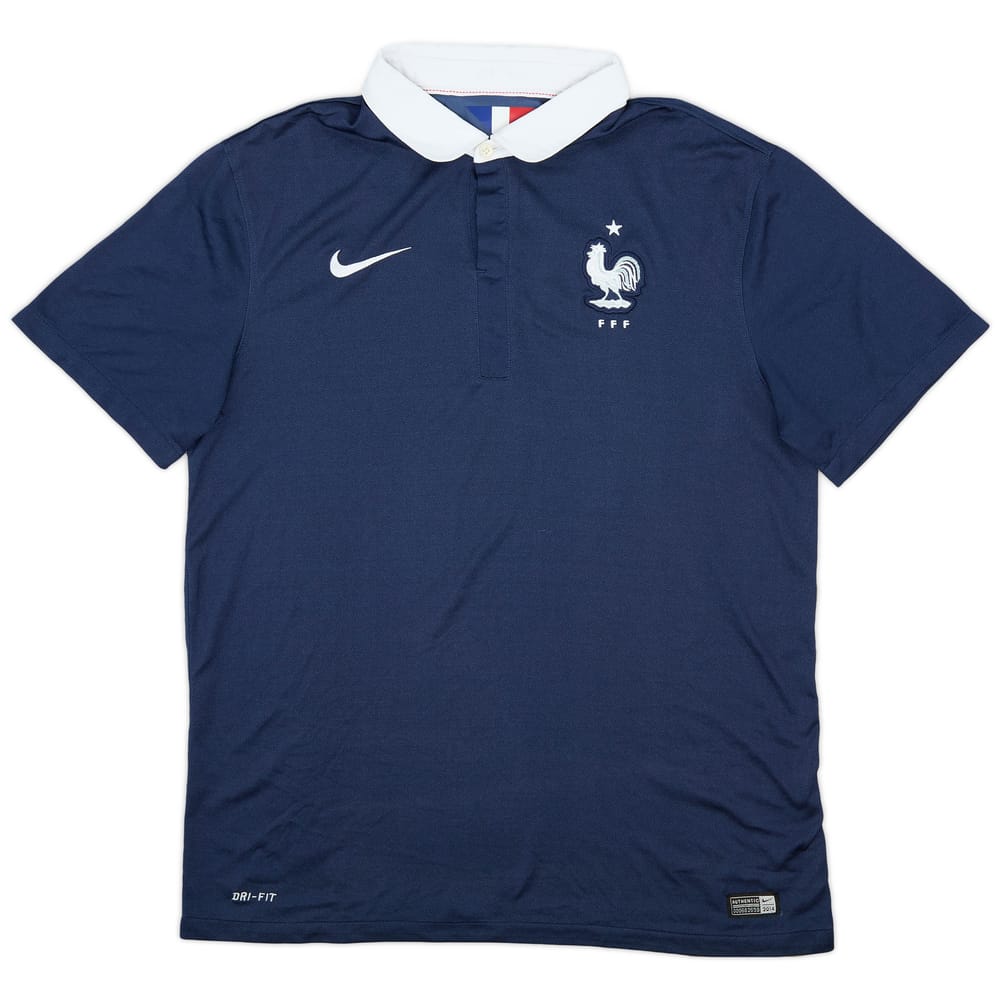 2014-15 France Home Shirt - 9/10 - (L)