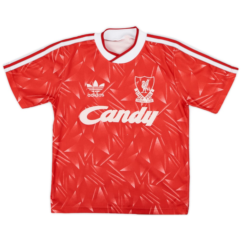 1989-91 Liverpool Home Shirt - 6/10 - (S.Boys)