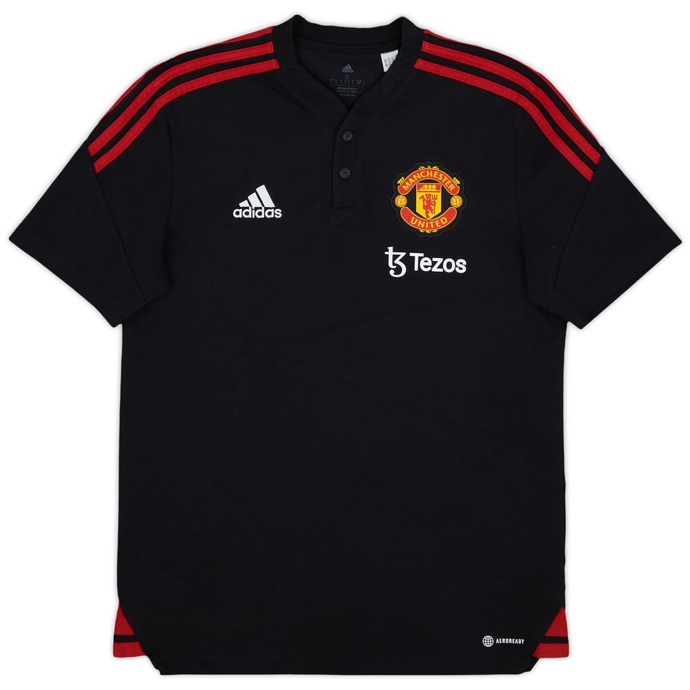 2022-23 Manchester United adidas Polo Shirt - 8/10 - (S)