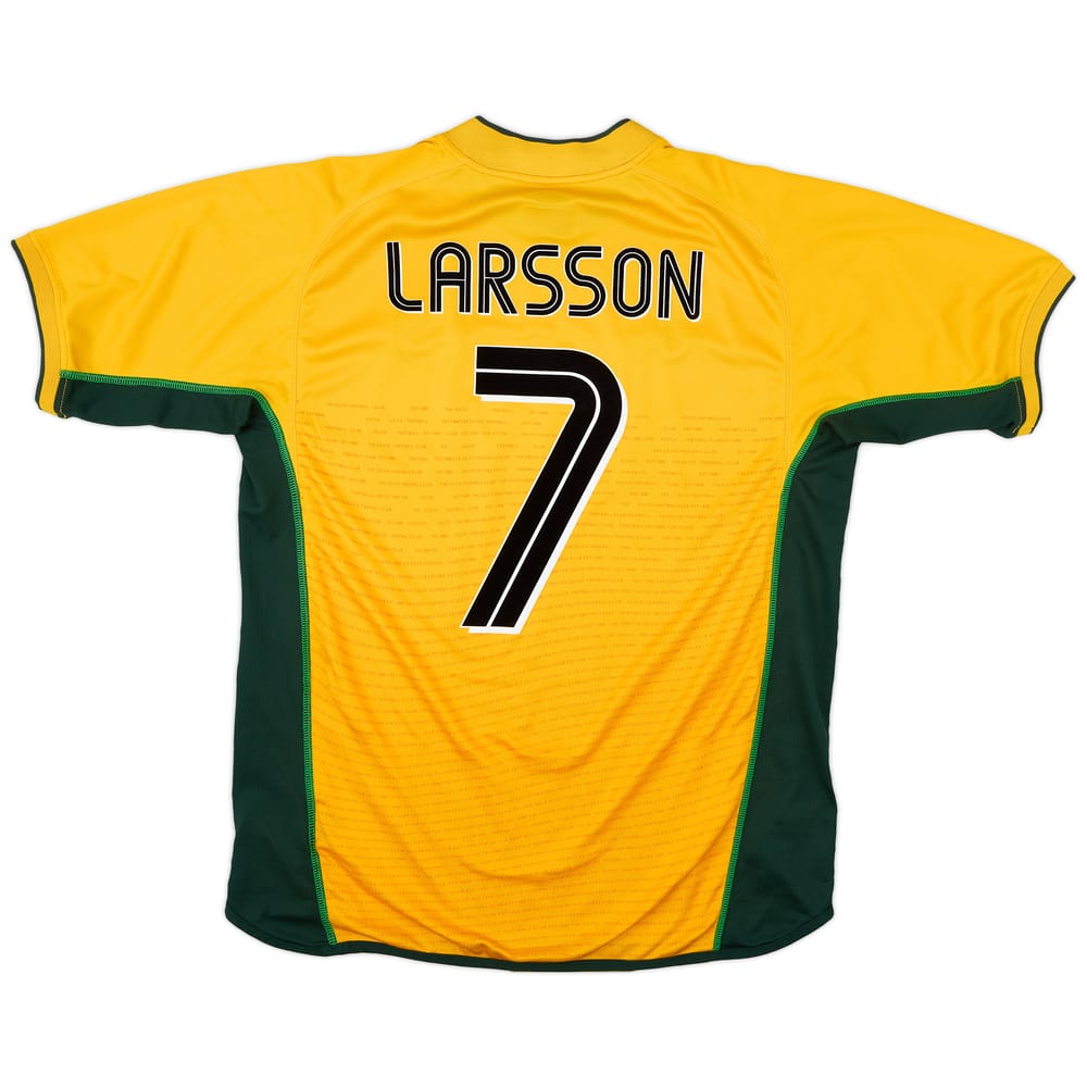 2002-03 Celtic Away Shirt Larsson #7 - 8/10 - (L)