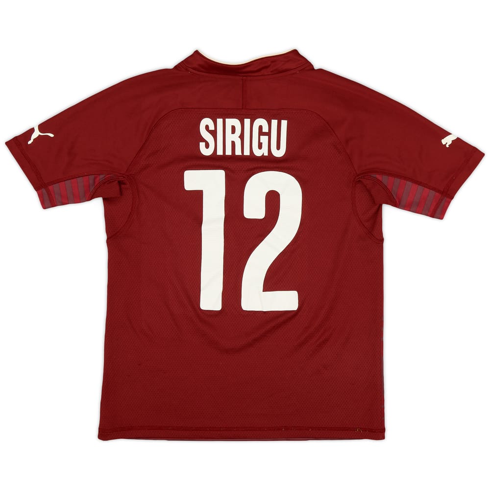 2014-15 Italy GK Shirt Sirigu #12 - 8/10 - (XL.Boys)