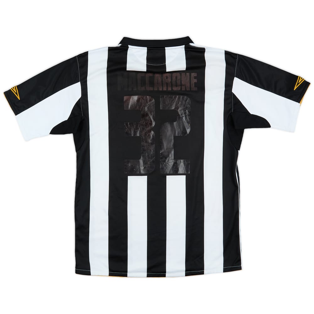 2007-08 Siena Home Shirt Maccarone #32 - 4/10 - (L)