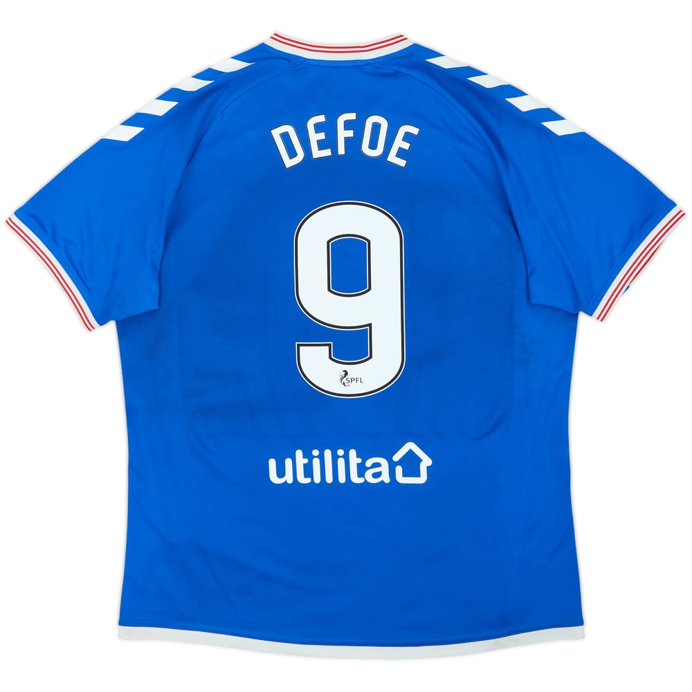 2019-20 Rangers Home Shirt Defoe #9 - 6/10 - (L)