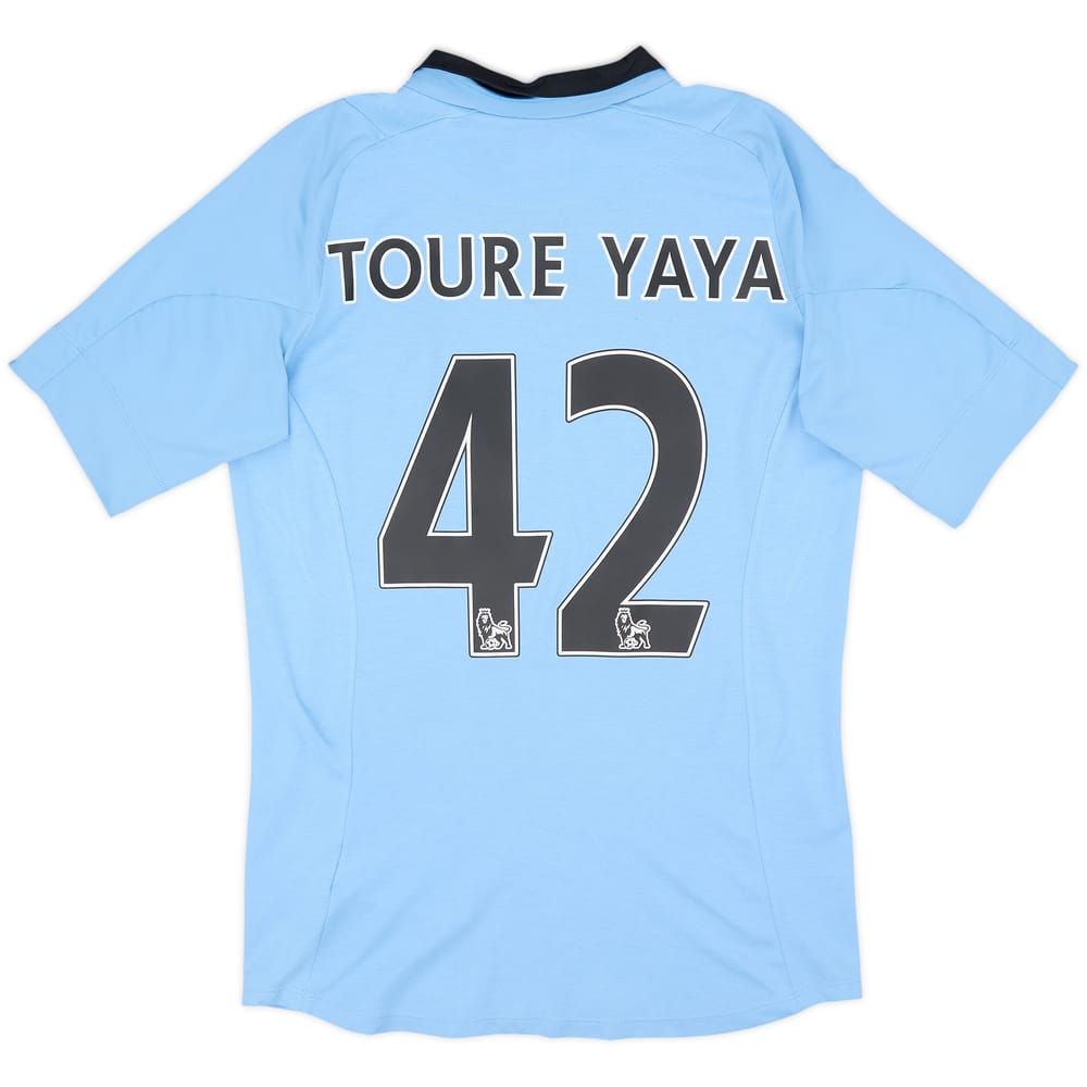 2012-13 Manchester City Home Shirt Toure Yaya #42 - 6/10 - (S)