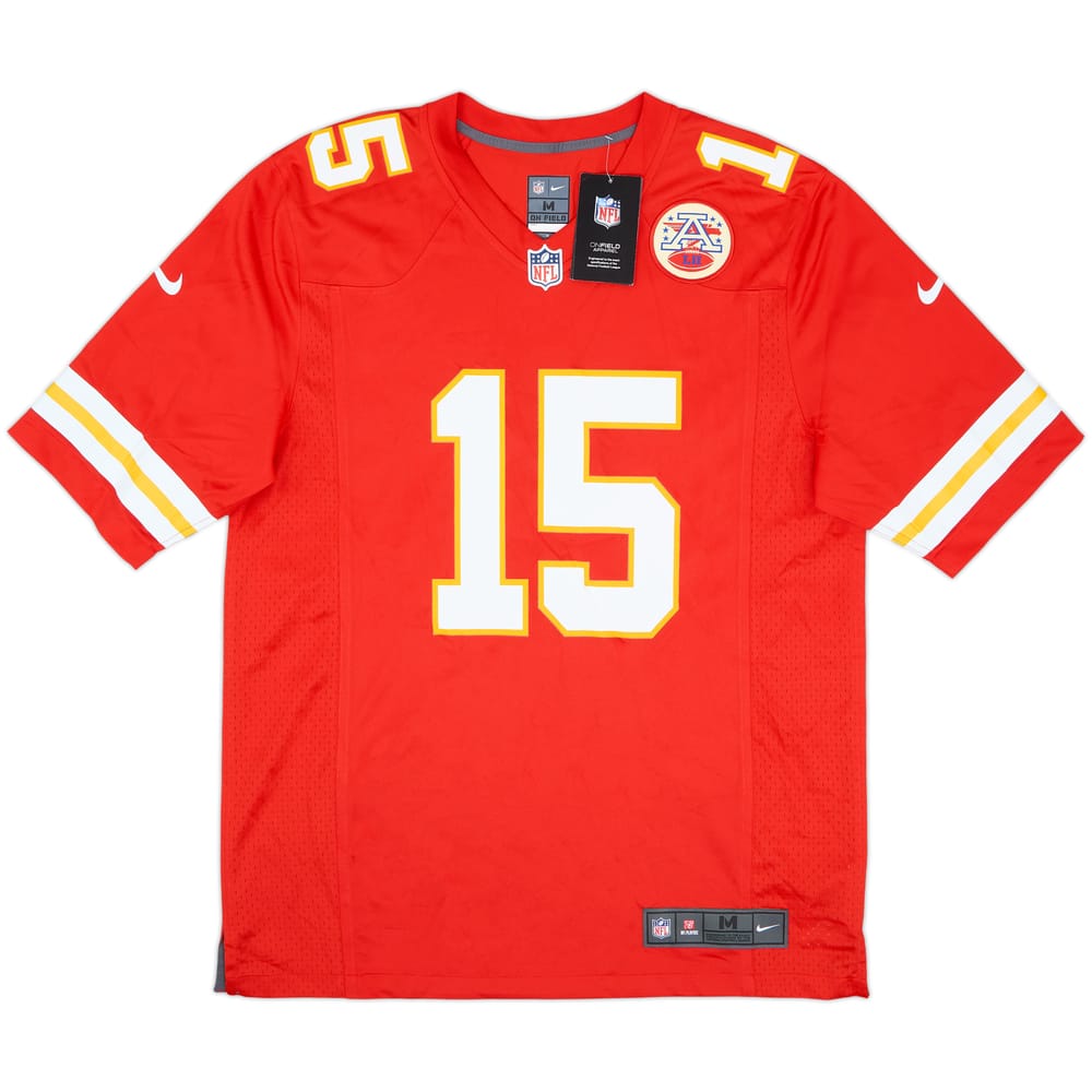 2017-25 Kansas City Chiefs Mahomes #15 Nike Game Home Jersey (M)
