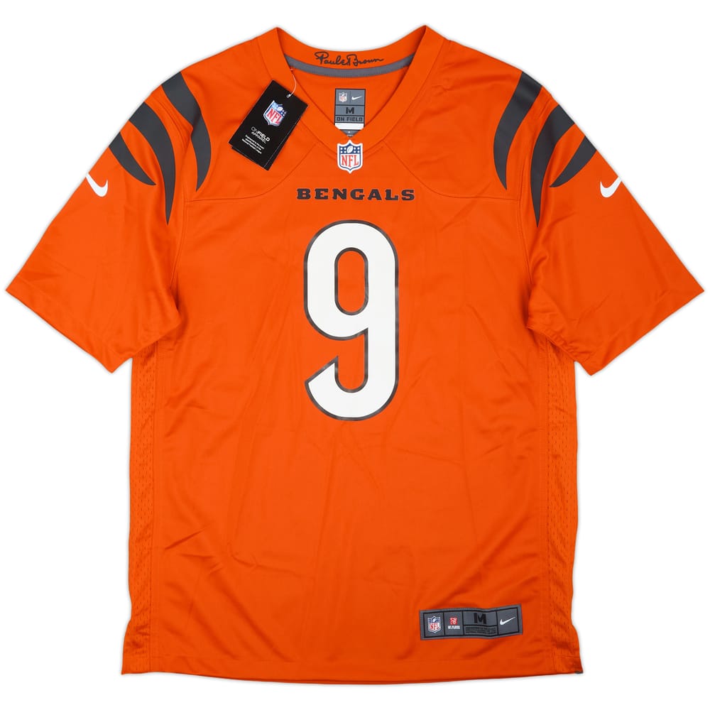 2021-25 Cincinnati Bengals Burrow #9 Nike Game Alternate Jersey (M)