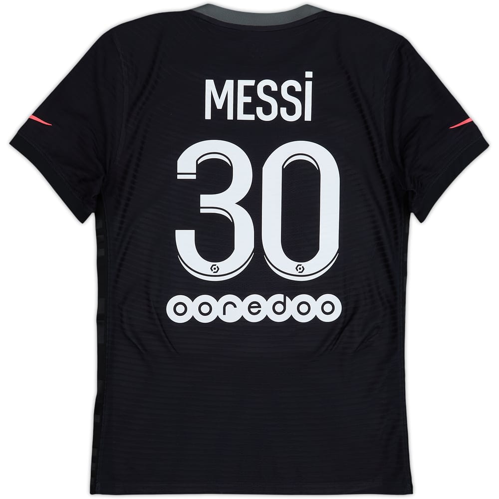 2021-22 Paris Saint-Germain Authentic Third Shirt Messi #30 - 10/10 - (S)