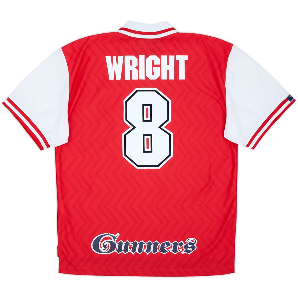 1994-96 Arsenal Home Shirt Wright #8 - 7/10 - (XL)
