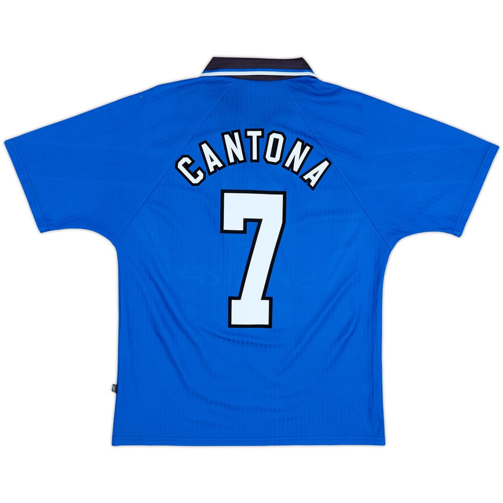 1996-98 Manchester United Third Shirt Cantona #7 - 8/10 - (M)