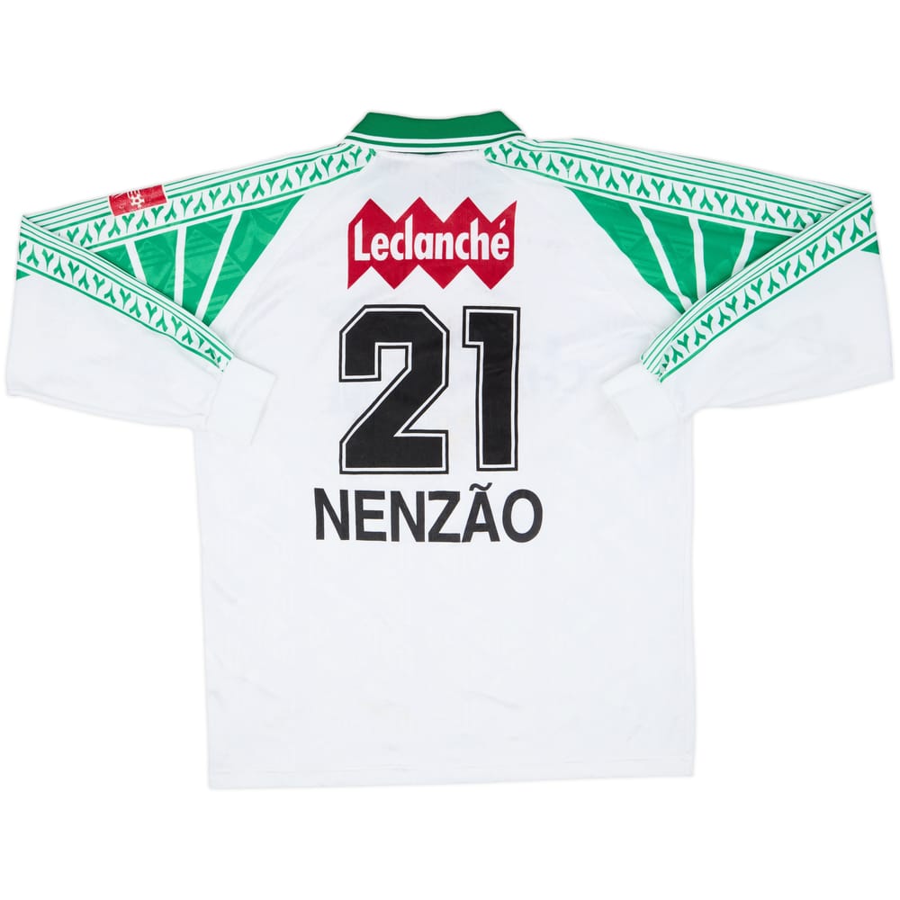 1999-00 Yverdon Sport Match Issue Home L/S Shirt Nenzao #21