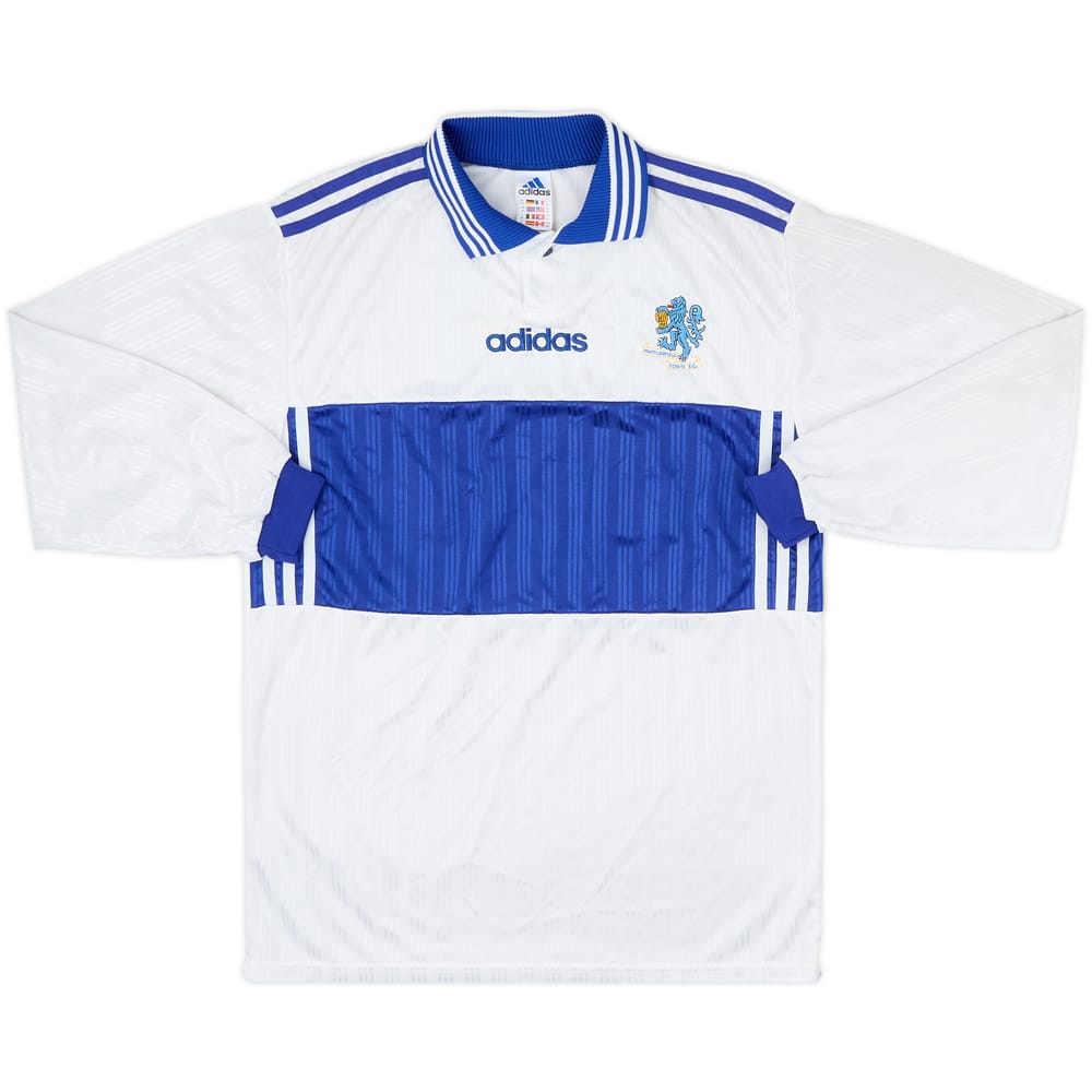 1990s adidas Template L/S Shirt (Macclesfield) #14 - 9/10 - (M)