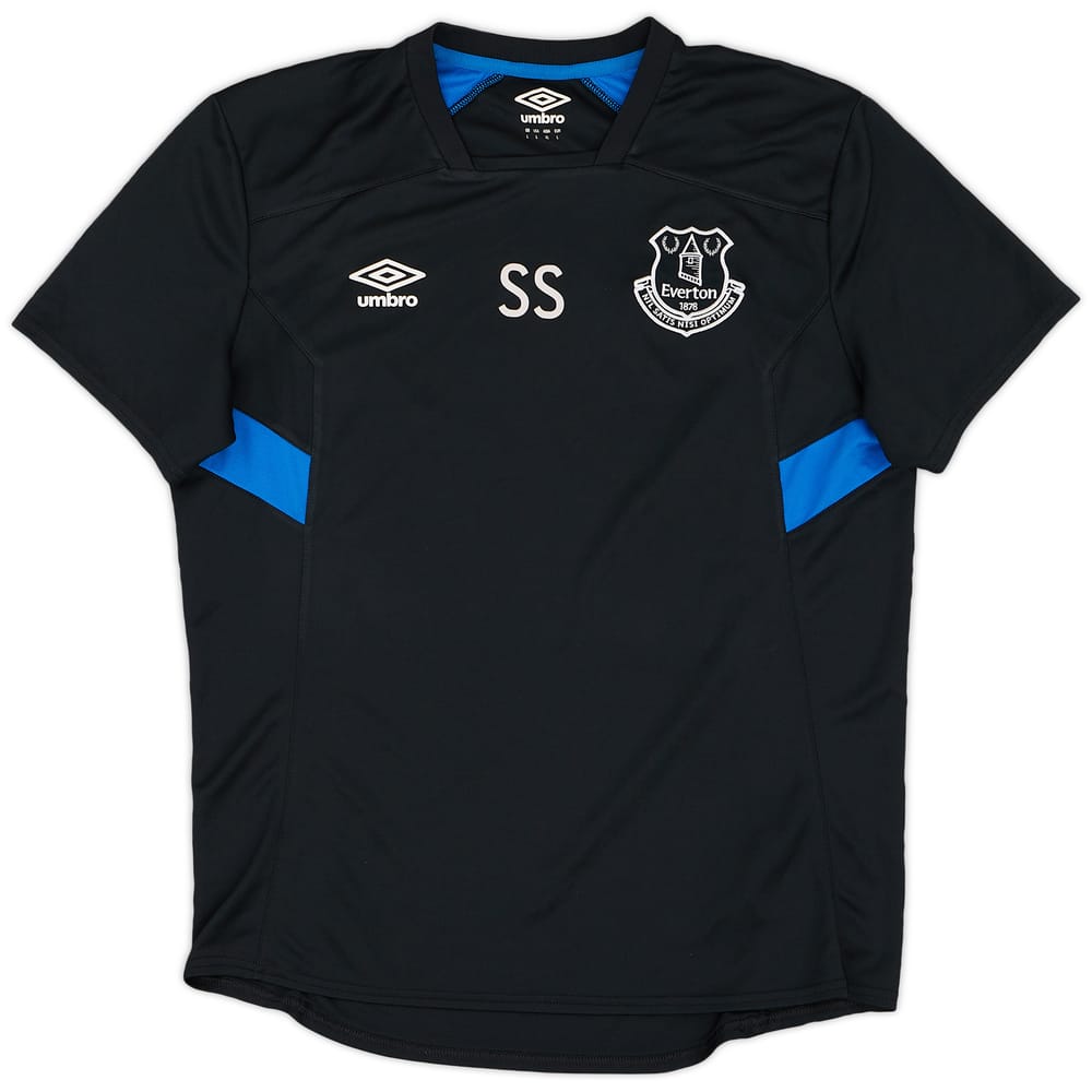 2016-18 Everton Staff Issue Umbro Training Shirt 'SS' - 9/10 - (L)
