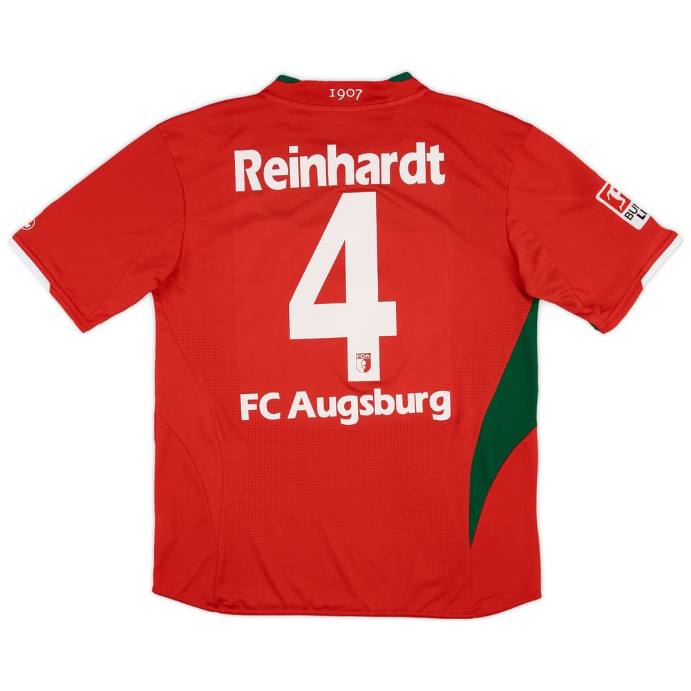 2010-11 Augsburg Away Shirt Reinhardt #4 - 9/10 - (M)