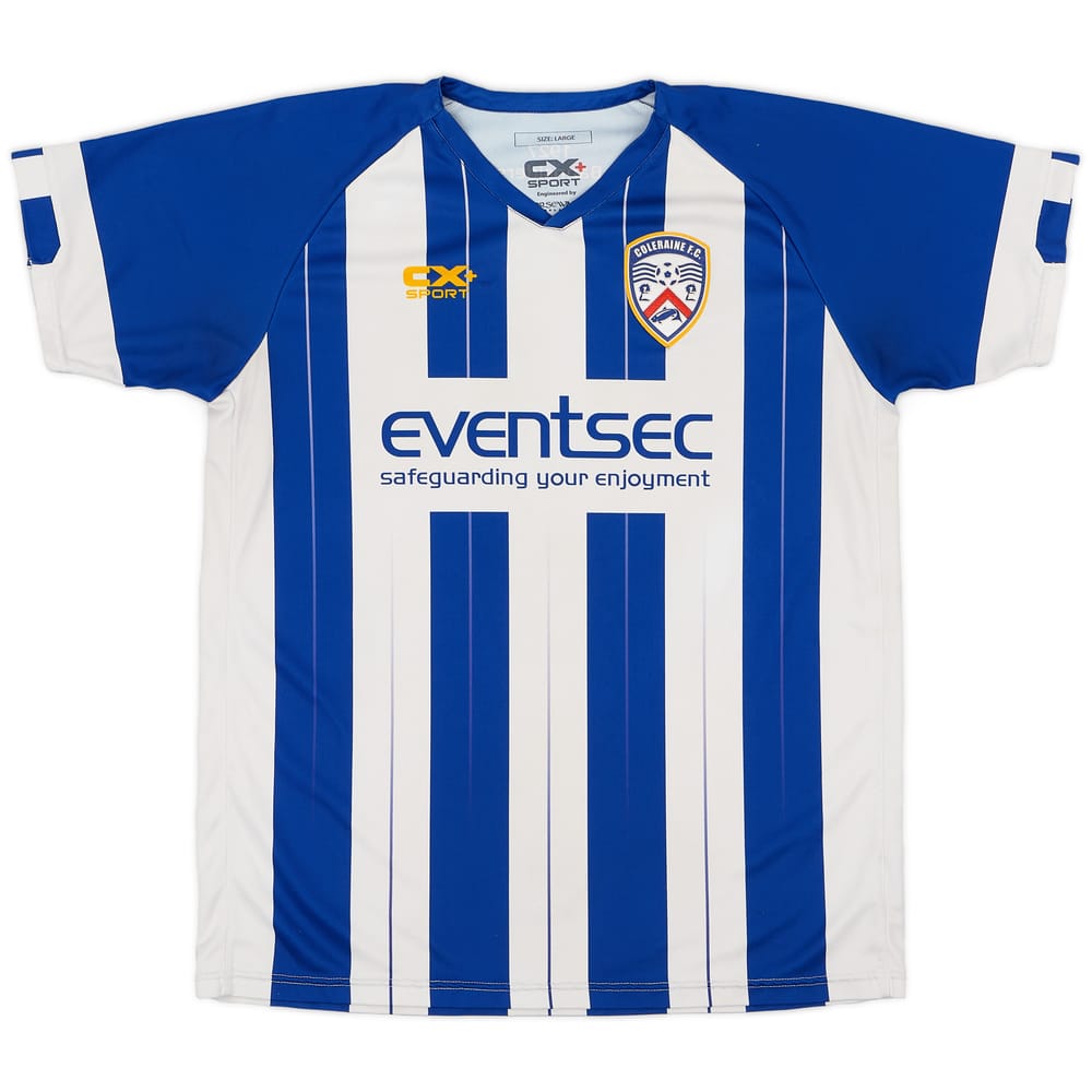 2017-18 Coleraine Home Shirt - 6/10 - (L)