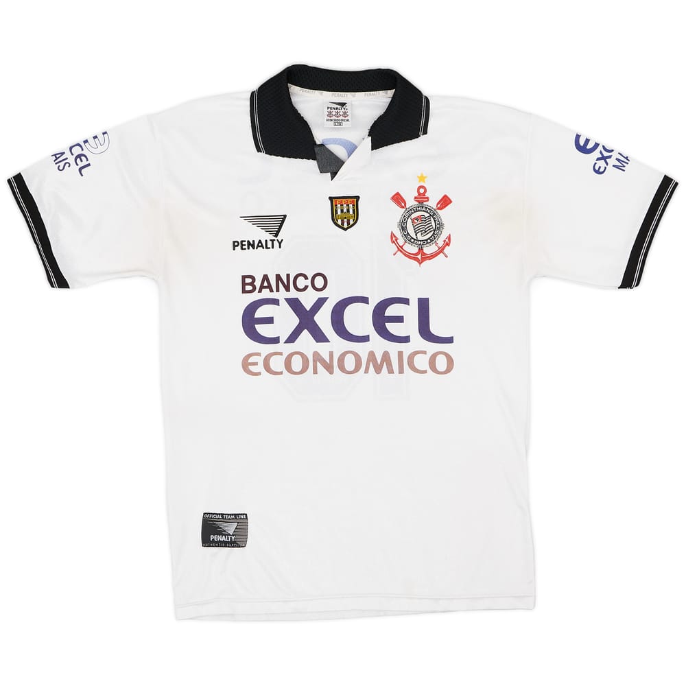 1997 Corinthians Home Shirt #10 - 6/10 - (L)