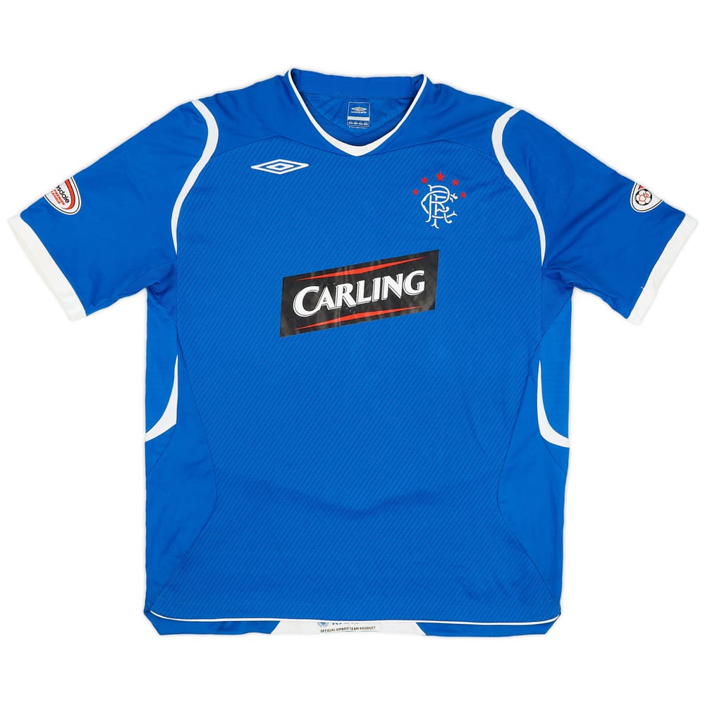 2008-09 Rangers Home Shirt - 7/10 - (XL)