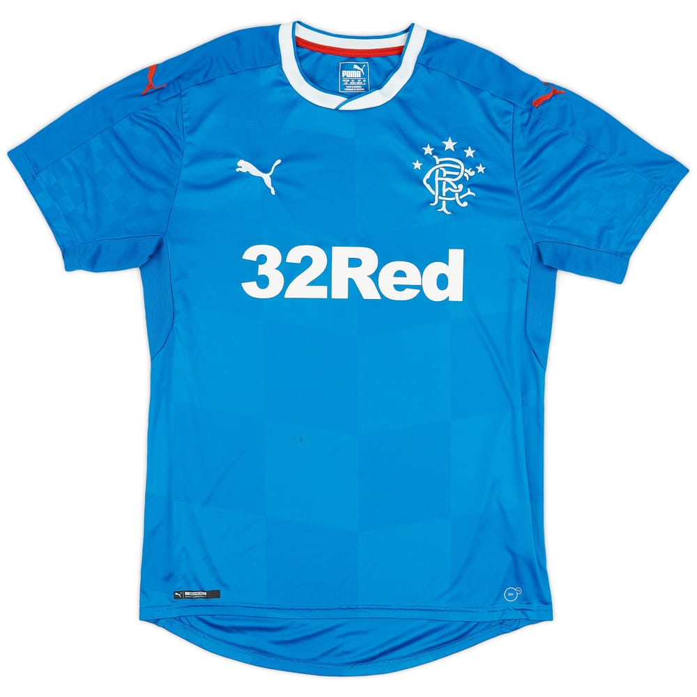 2016-18 Rangers Home Shirt - 8/10 - (L)