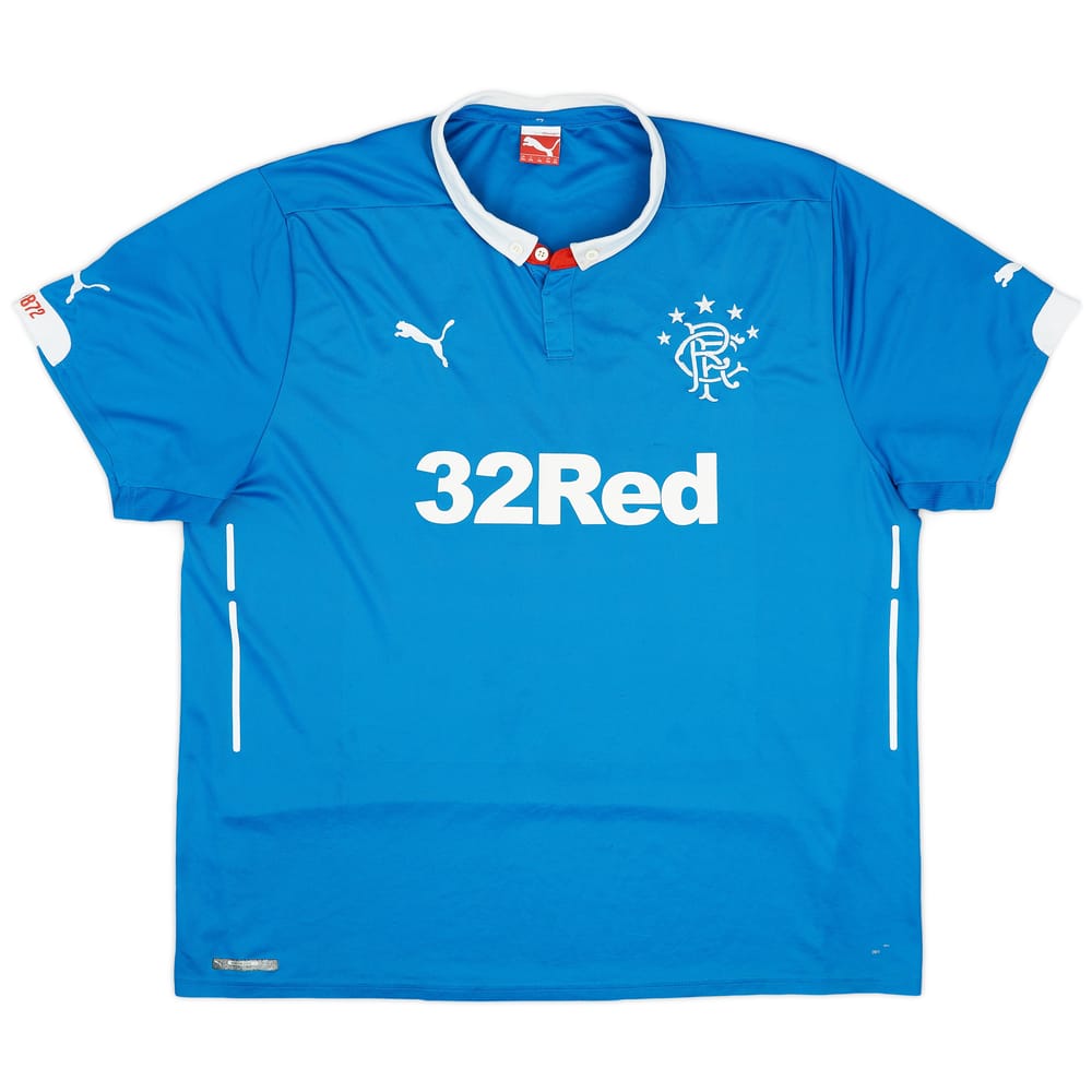 2014-15 Rangers Home Shirt - 8/10 - (3XL)