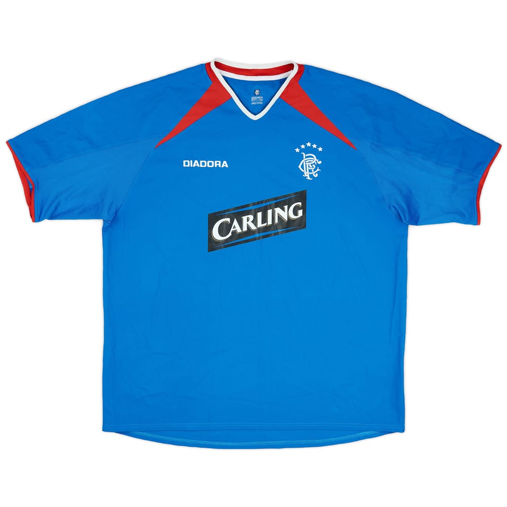 2003-05 Rangers Home Shirt - 9/10 - (XXL)