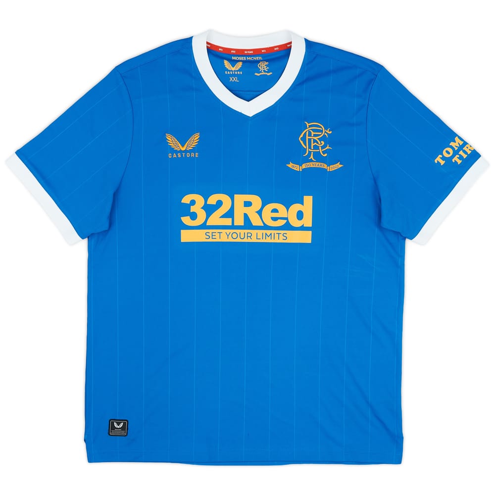 2021-22 Rangers Home Shirt - 8/10 - (XXL)
