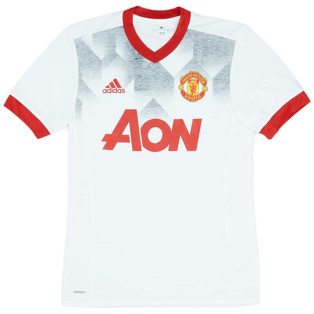 2016-17 Manchester United adizero Training Shirt - 9/10 - (S)