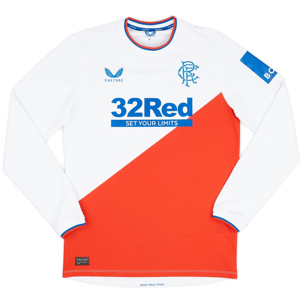 2022-23 Rangers Away L/S Shirt - 9/10 - (M)