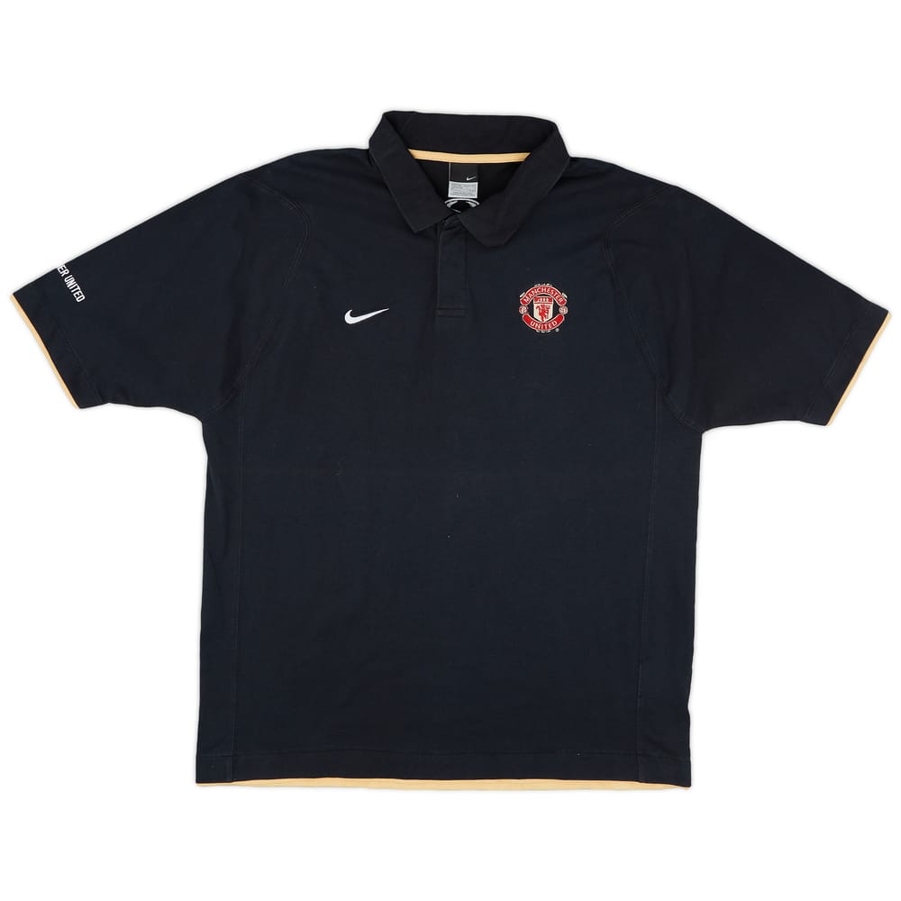 2006-07 Manchester United Nike Polo Shirt - 8/10 - (XXL)