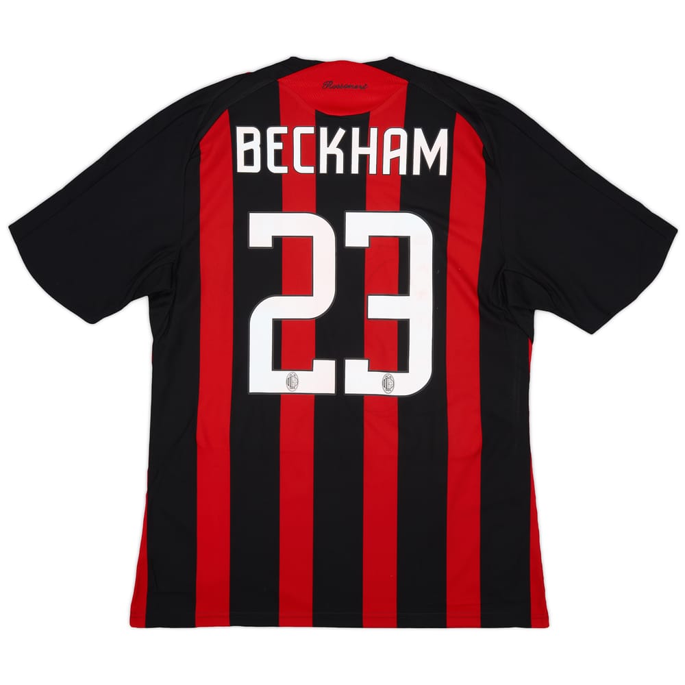 2008-09 AC Milan Home Shirt Beckham #23 (L)