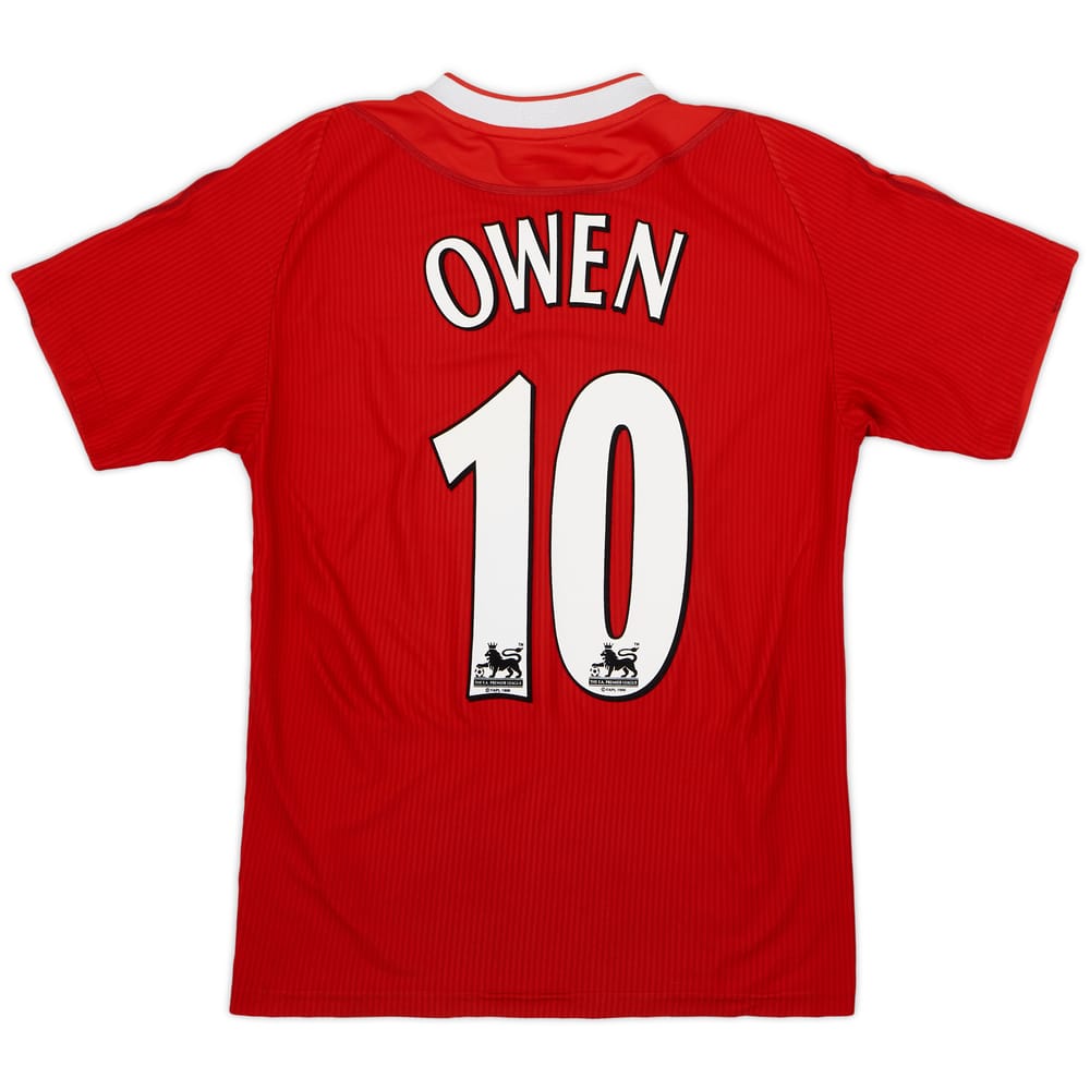2002-04 Liverpool Home Shirt Owen #10 - 7/10 - (S)