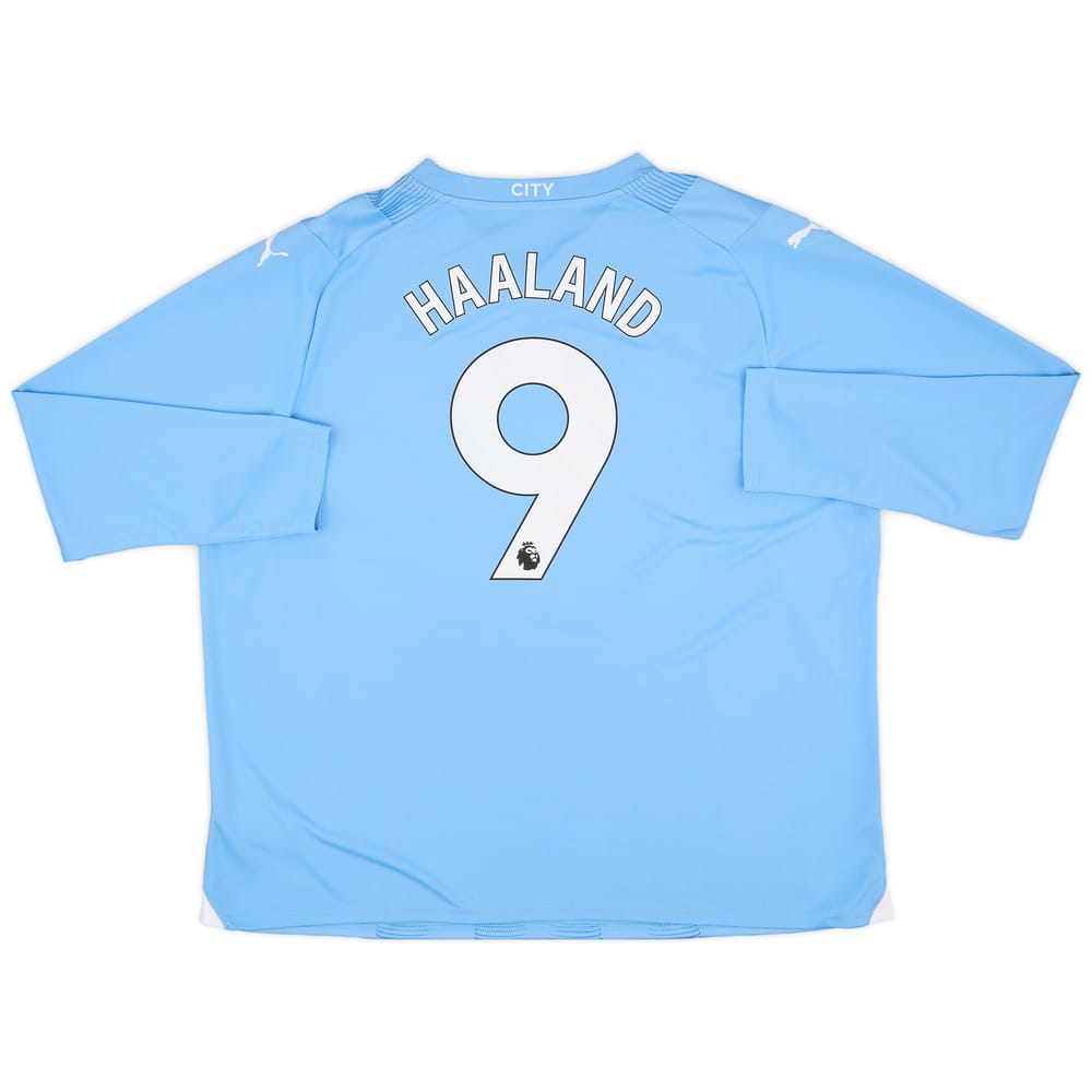 2023-24 Manchester City Home L/S Shirt Haaland #9 (3XL)