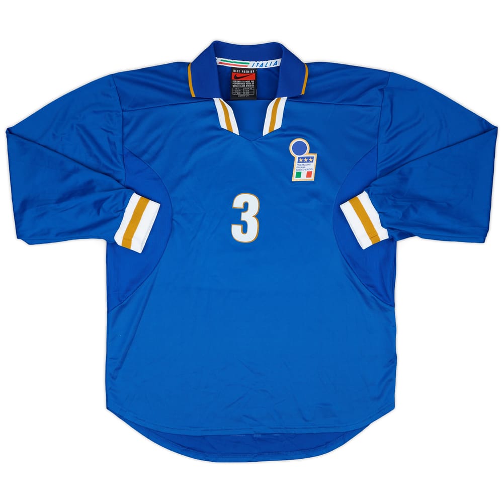 1996-97 Italy Match Issue Home L/S Shirt #3