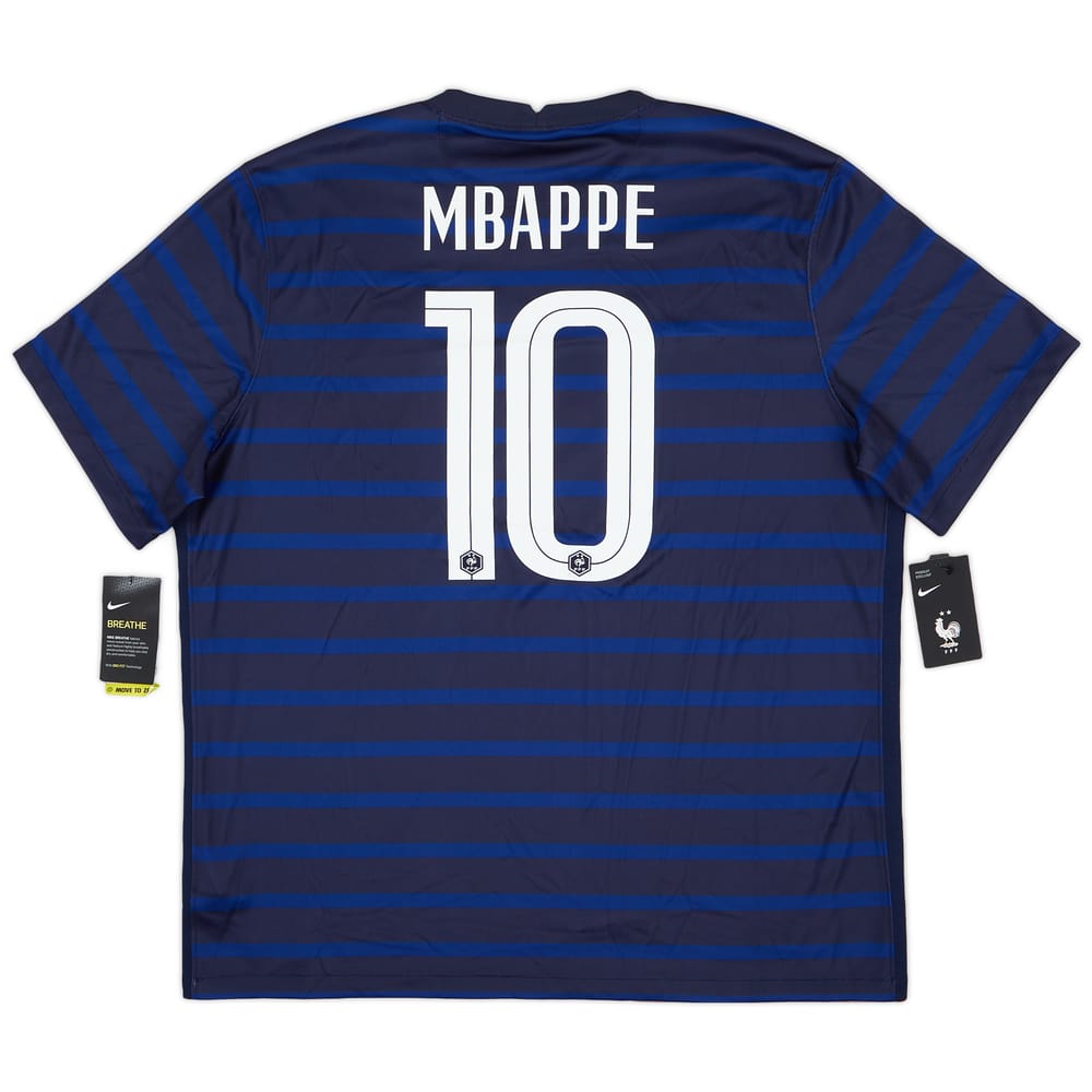 2020-21 France Home Shirt Mbappe #10 (XXL)