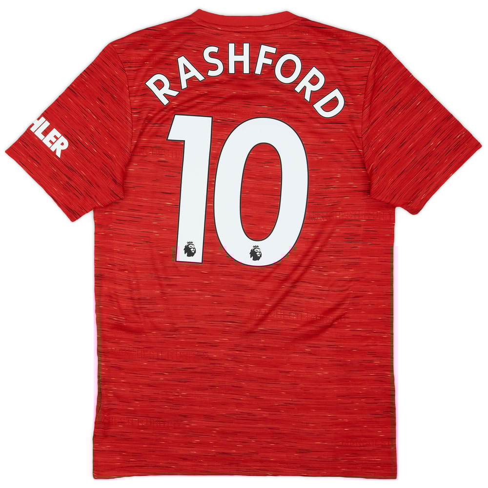 2020-21 Manchester United Home Shirt Rashford #10 - 9/10 - (S)