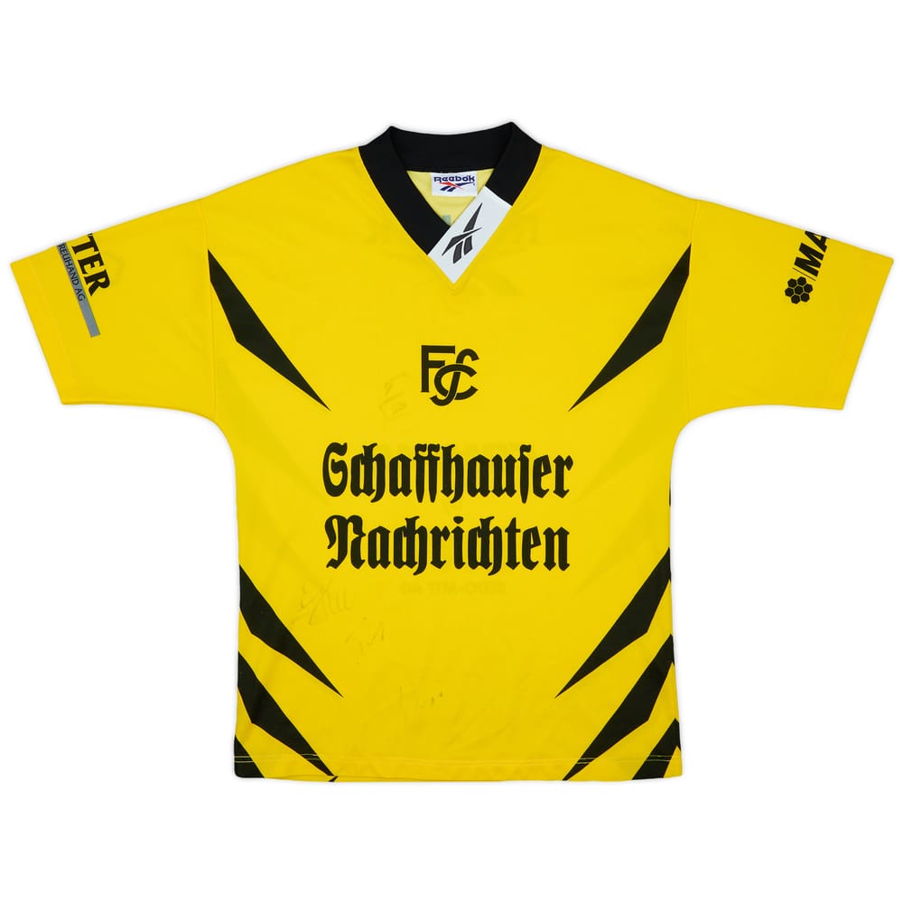 1996-97 Schaffhausen Reebok Signed Training Shirt - 8/10 - (XS)
