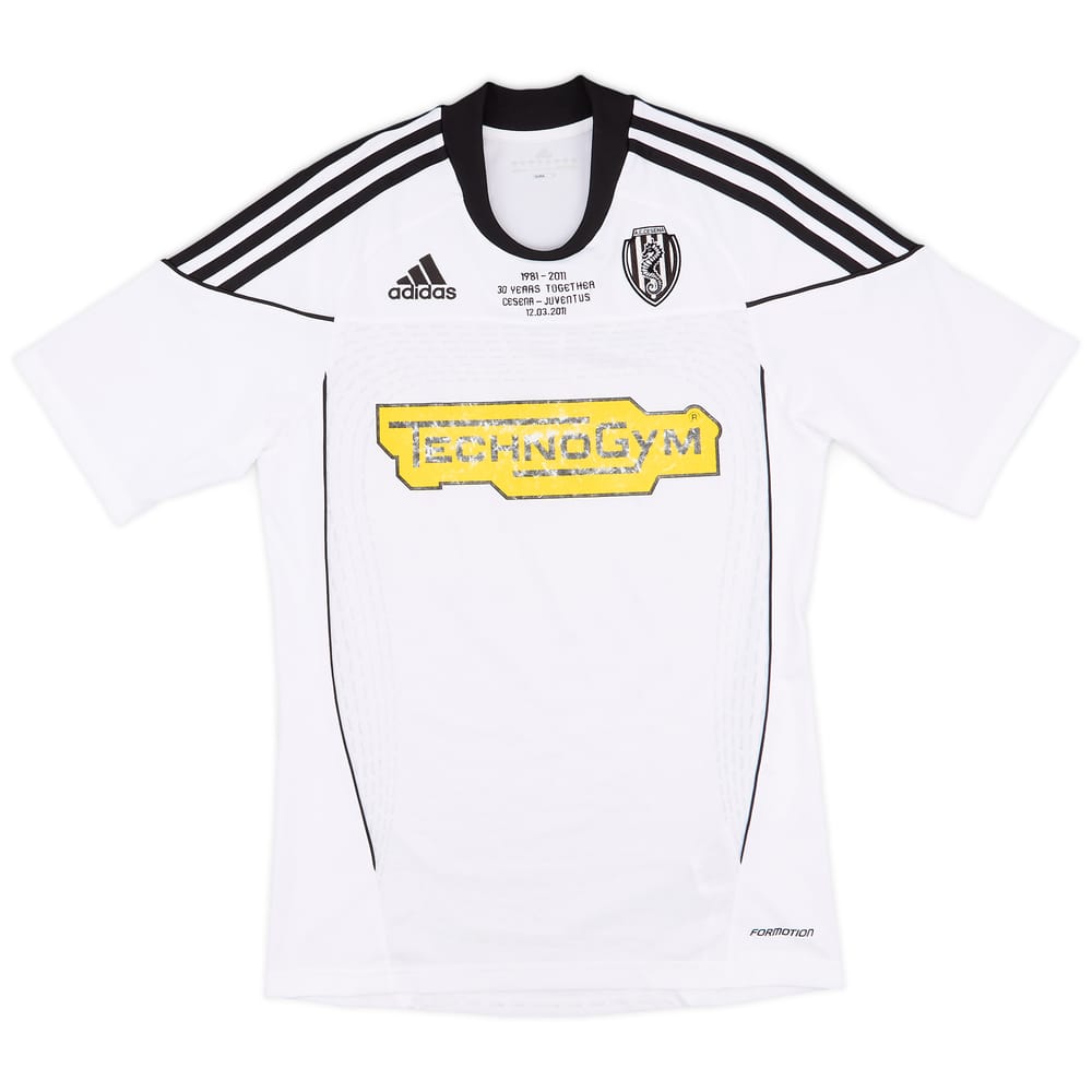 2010-11 Cesena 'vs Juventus' Home Shirt - 5/10 - (S)